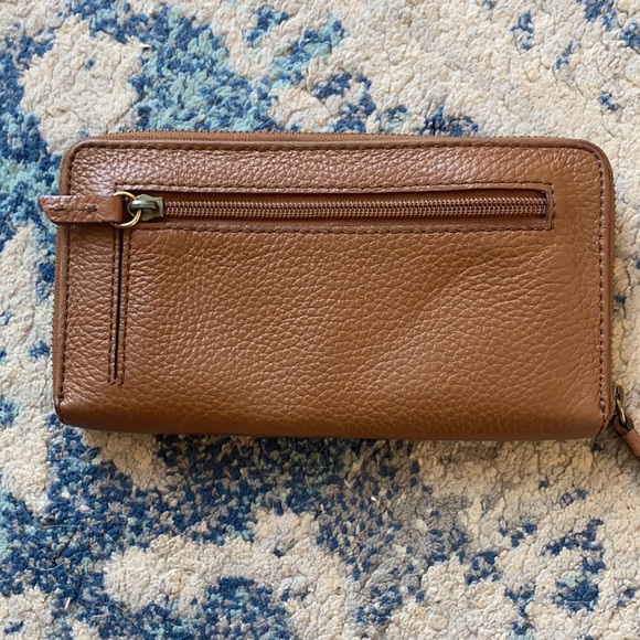 Brown leather fossil wallet - Picture 2 of 6